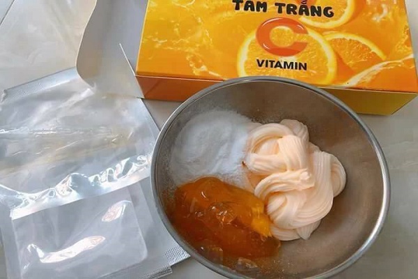 Tắm trắng cam Vitamin C